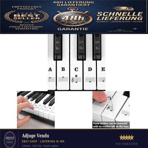 Klavier keyboard aufkleber - klavier,