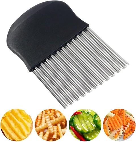 Pommes wellenmesser edelstahl - wellenmesser,
