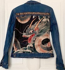 Jeansjacke Upcycling Unikat