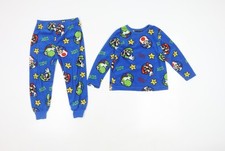 Pyjama-Set Jungen blau Super