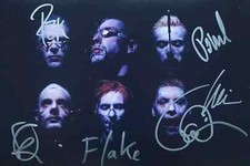 Rammstein Autogramm Großfoto