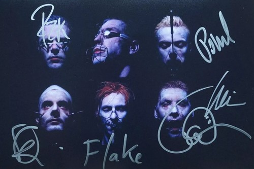 Rammstein autogramm großfoto - rammstein,