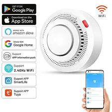Wi-Fi Smart Rauchmelder WLAN Feuermelder Alarm Brandschutz Smart Rauchwarnmelder