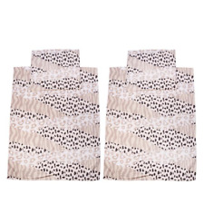 BETTWÄSCHE SEERSUCKER 4 TLG. "LEO"  135 X 200 CM + 80 x 80 CM# SCHMUCKJAGD