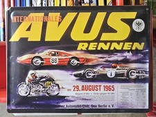 Blechschild "Avus Rennen" 40x30cm Sammlung