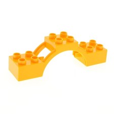 1x Lego Duplo Burg Bogen Stein hell orange 2x8x2 Schaukel Zirkus 4525681 62664
