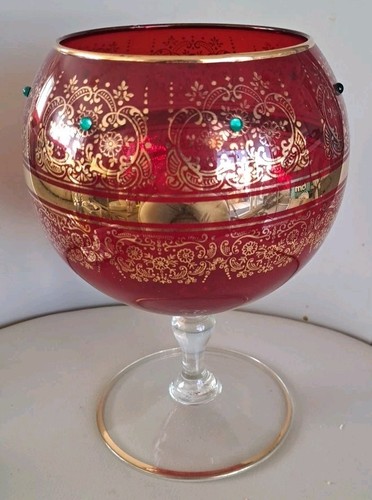 Vintage großer rubinroter
