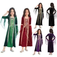 Kinder Mädchen Ballkleid Thema Kleider Cosplay Kleid Lang Partykleid Hexe Punk