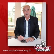 Autogrammkarte Raimond Aumann - Kurt Landauer Stiftung
