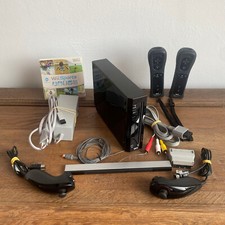 Nintendo Wii Konsole Schwarz black 512MB 2 Spieler Wii Sports Set