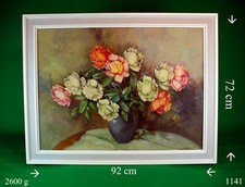 Öl Bild Gemälde Blumen-Motiv