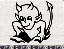 Teufel Aufkleber Devil Hölle