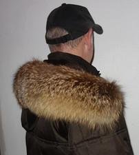 Red Fox Fur Hood Collar XXL