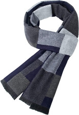 Justay Sowarm Schal Herren Winter Klassisch Modern Elegant Plaid Lange