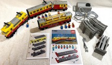 Lego 12V Volt Eisenbahn 7740 + spezieller Anhänger + Trafo 7864