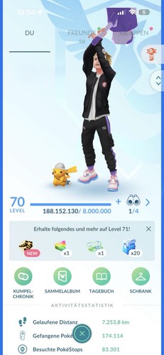 Pokémon account level 70 - pokémon, |