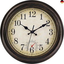 jomparis 30CM Outdoor Wanduhr