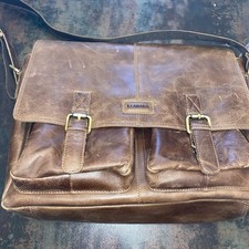 Schultertasche Leder braun Aktentasche