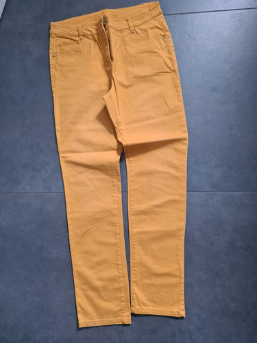 Senffarbene damen hose 38 - hose, gr.