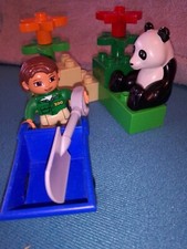 LEGO Duplo 6173 Pandabär+ Schubkare/Schaufel/Blume extra