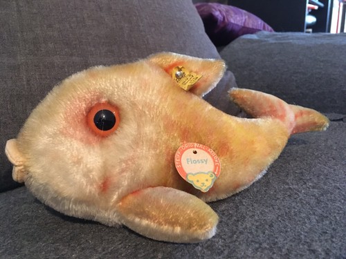 Steiff fisch flossy mit - steiff,