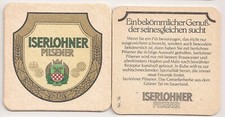 Iserlohner Pilsener - alter Bierdeckel "Ein bekömmlicher Genuß"