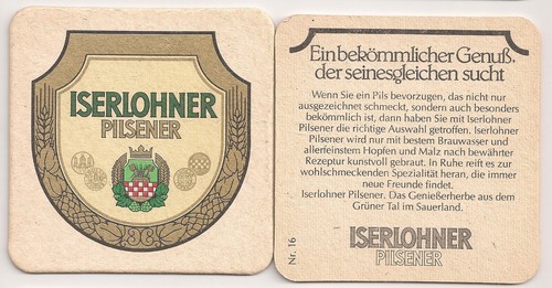 Iserlohner pilsener alter - pilsener,
