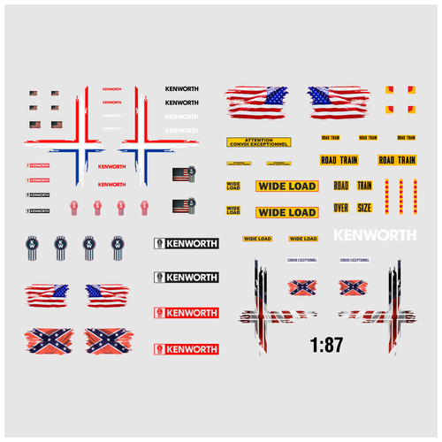 Waterslide decal spur h0 - 1:87,
