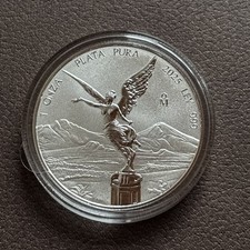 1 Unze oz Silber Silver Reverse Proof Libertad Siegesgöttin Mexico Mexiko 2025