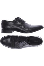 Bugatti Halbschuh Herren Slipper feste Schuhe Gr. EU 42 Leder Schwarz #nsri5fn