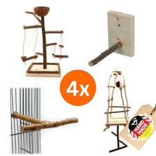 Vogelspielplatz Set 4x
