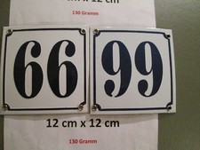 Hausnummer Emaille Nr.66/99