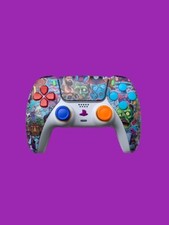 PS5 Custom King Controller (Stickerbomb,Neu,Inkl. 4 Swapsticks, mit Triggerstop)