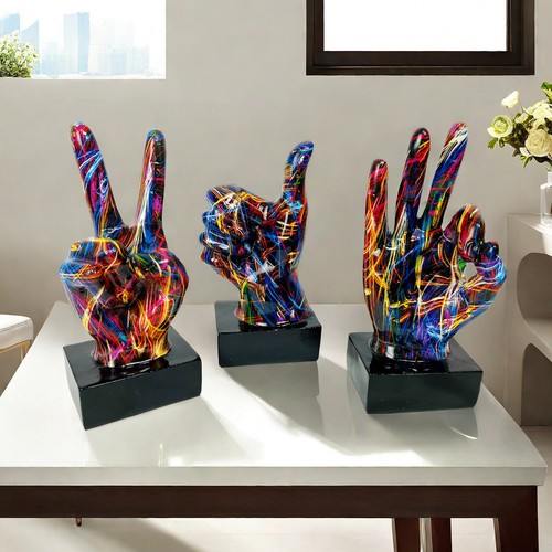 Moderne skulptur handgeste - moderne,