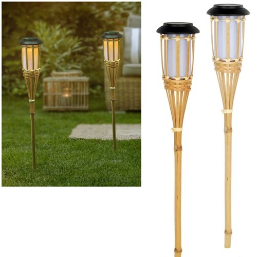 2er set led solar - set,