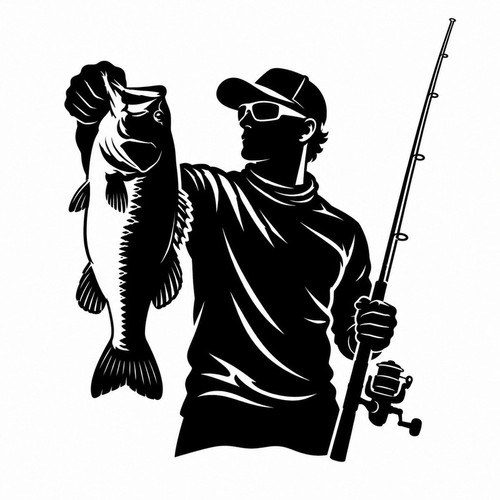 Autoaufkleber angler fisch - autoaufkleber,
