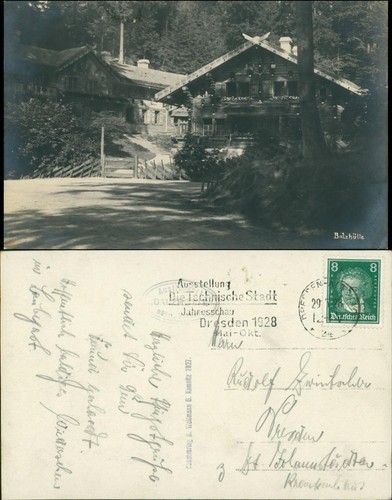 Postcard dittersbach böhm - postcard,