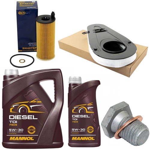 Motoröl filter set 6 - set, 5w-30