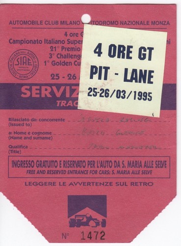1995 monza hours bpr - 1995, race