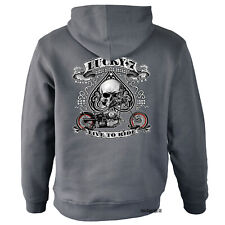 Biker Chopper Sweat Jacke