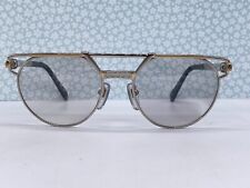 Katana Brille Herren Rund Silber gold Panto Vintage Massiv 80er KA 2901