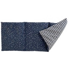 Original Dr. Berger 3-Kammer-Kirschkernkissen Tupfendruck Blau 50 x 20 cm Kissen