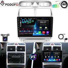 DAB+ Android 13 Autoradio GPS Navi Für Peugeot 307 SW CC 2002-2013 WIFI BT +Kam