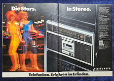 Telefunken Radio-Recorder bajazzo CR 8000 stereo, originale Werbung aus 1979