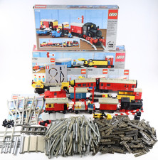 Vtg 80s LEGO Freight Train Lot