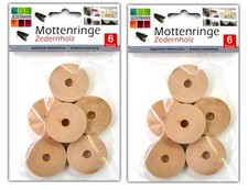 12x Kleidermotten Ringe