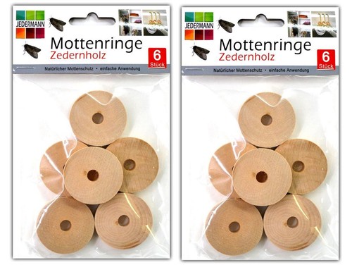 12x kleidermotten ringe - 12x,