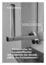 Fensterhalterung Sat-Antennen