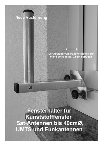 Fensterhalterung sat antennen - fensterhalterung, sat-antennen
