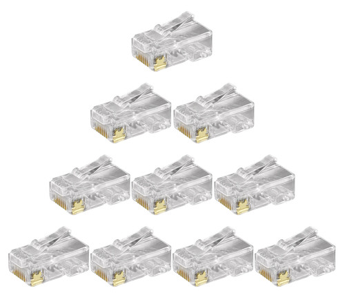 10x rj45 8pol - 8pol, western